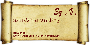 Szilárd Virág névjegykártya